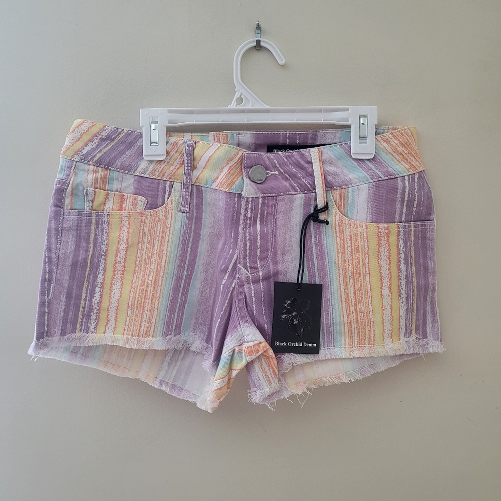 Sold Black Orchid Denim Shorts Size 26 Nwt